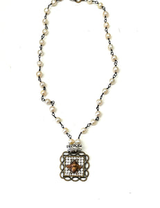 Jeweled Bee Necklace