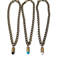 Bullet Necklace on Chunky Chain