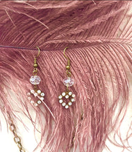 Jeweled Heart Earrings