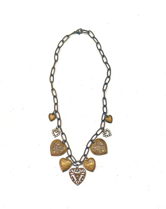 Multi Hearts Necklace