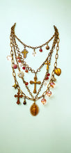 Madonna Cross One of A Kind Necklace