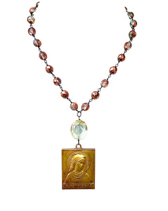 Ave Maria Pendant Necklace