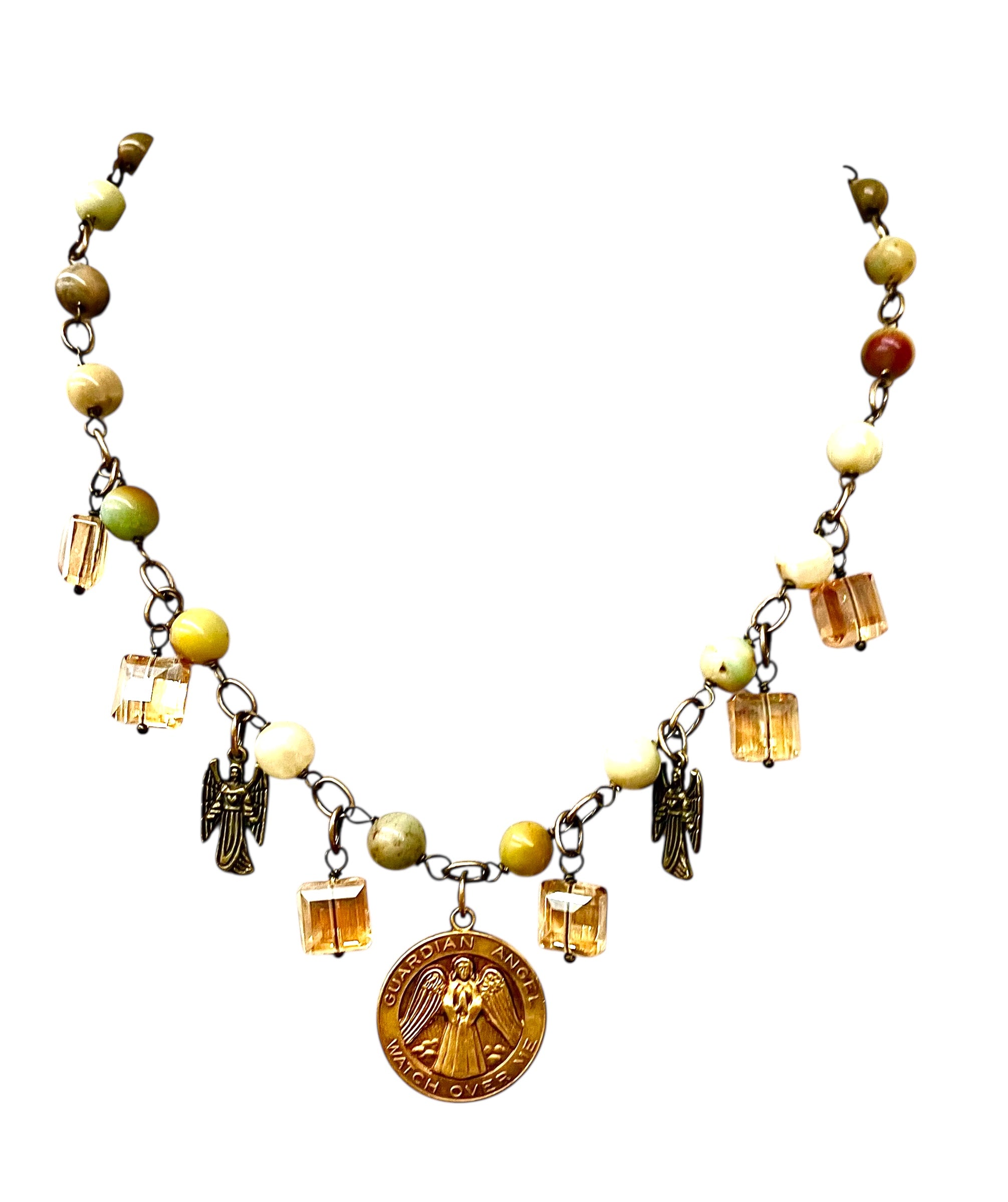 Guardian Angel Charm Necklace