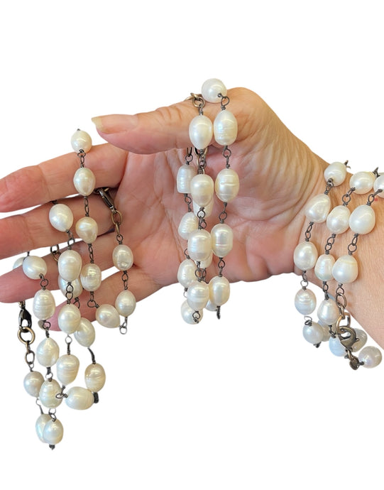 Single Strand Pearl Bracelet