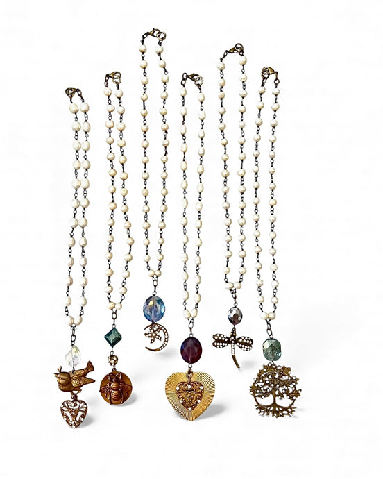 Nature Themed Freshwater Pearl Necklace