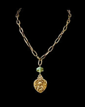 Bronze Madonna Necklace